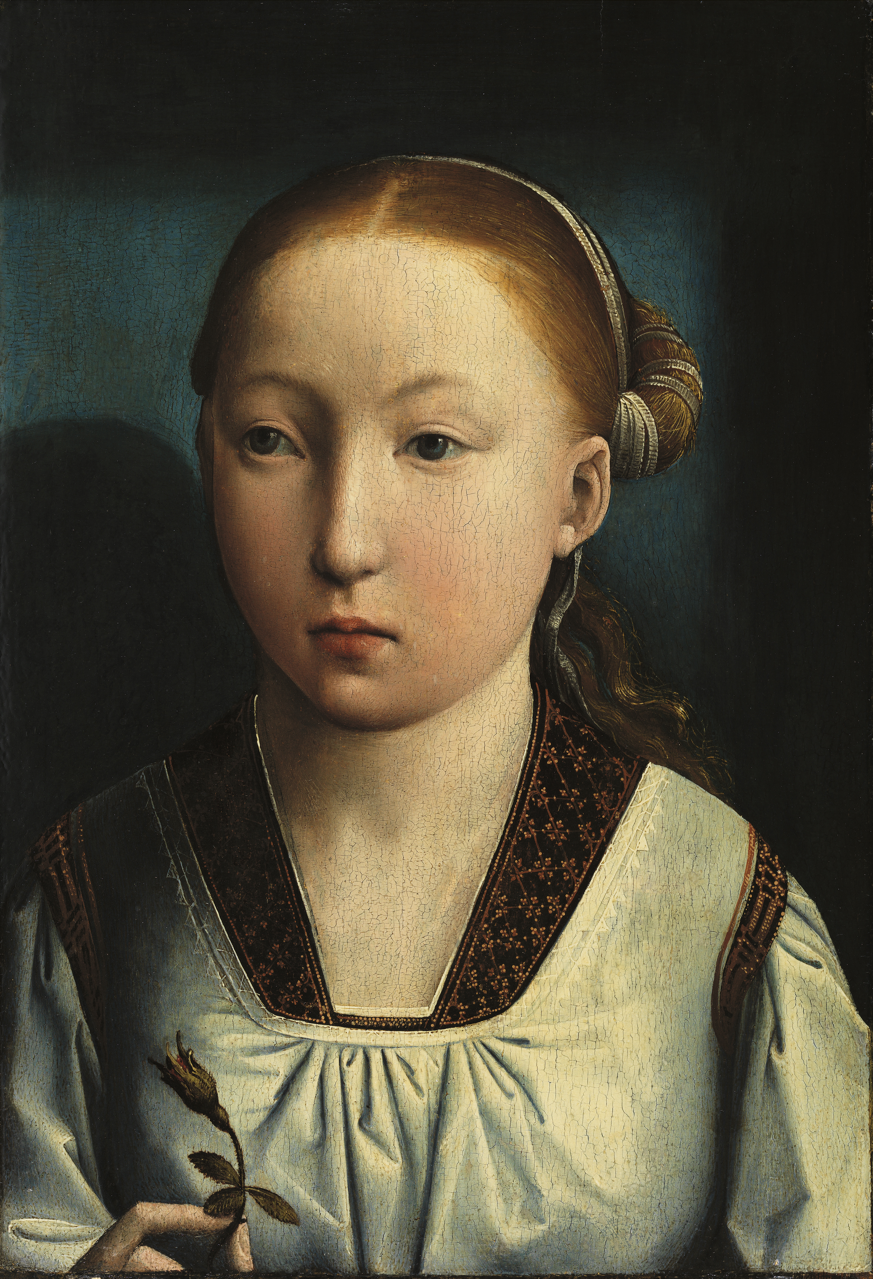 Portrait of an Infanta. Catherine of Aragon (?) - Flandes, Juan de